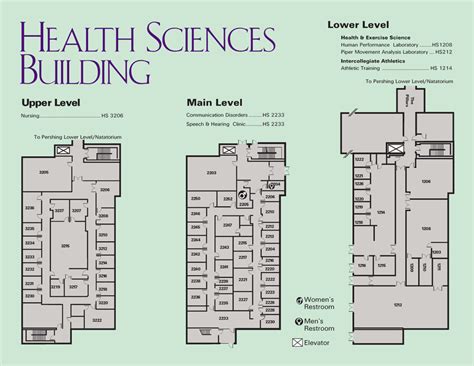 Health Sciences Building Floor Plans Truman State University