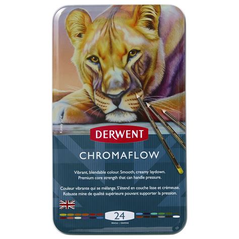 Derwent Chromaflow Pencils Tin