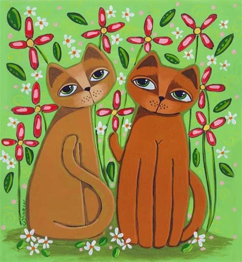 Art Great Day By Cindy Bontempo Goshrin From My Cats Acrylic