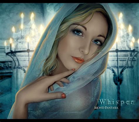 Whisper Fantasy Bonito Lady Candles Hd Wallpaper Peakpx