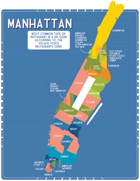 Infographic Of The Day New York Citys Unmapped Food Regions Fast