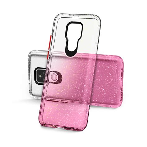 Motorola Moto G Play 2021 Case Zizo Surge Case Pink Glitter
