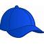 Blue Baseball Cap  Free Clip Art