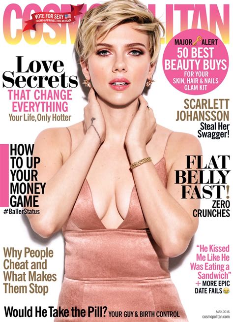 Scarlett Johansson Cosmopolitan Magazine May 2016 Photoshoot