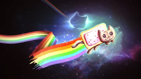 Nyan Cat Wall By Mclayer On Deviantart