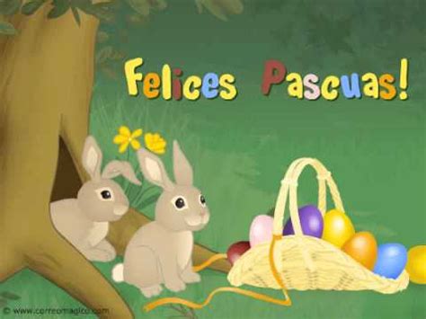 Feliz pascua o felices pascuas para felicitar la resurrección del señor? Tarjeta animada de Pascuas - YouTube