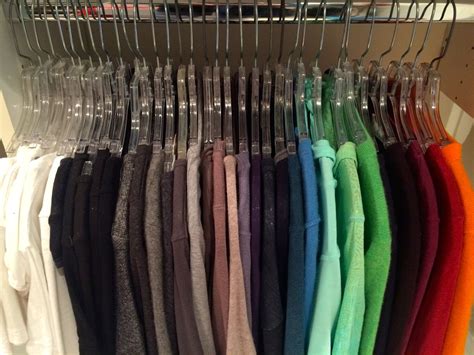 How do I organize clothes by color? | Organized Closets | Pinterest