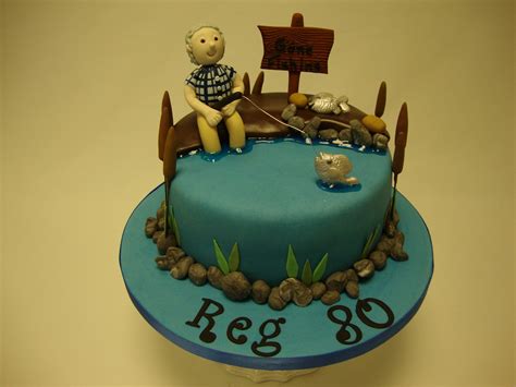 I made this fish birthday cake for my son (11 yrs.) and my husband's birthday (lost count!). Fishing Cake - Celebration Cakes - Cakeology