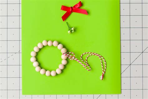 How To Make Wood Bead Christmas Ornaments Kippi At Home Diy