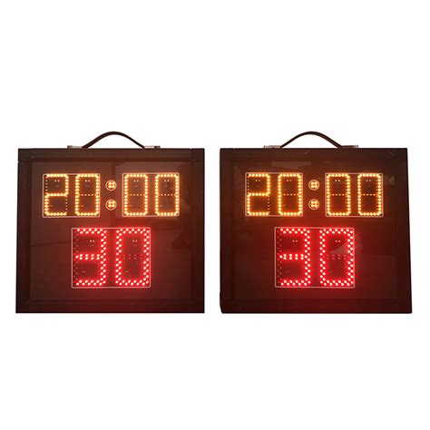 Indoor Aluminum Basketball Shot Clock Multi Sport Scoreboard With