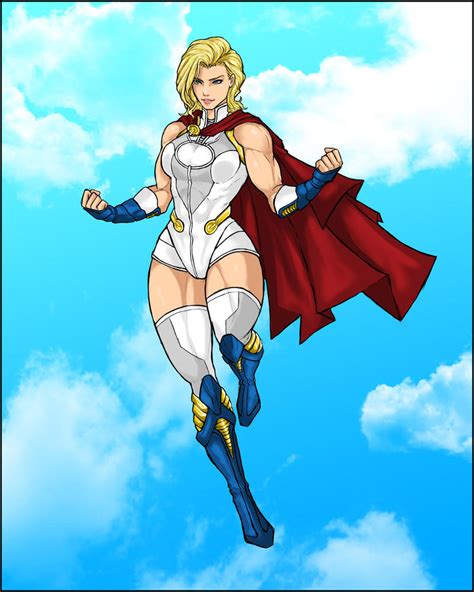 Powergirl Redesign By Kiarou On Deviantart