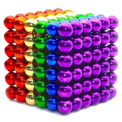 Neo Cubes 216 Stk 5mm Magnetic Balls Rainbow Colors → Mastercubestore