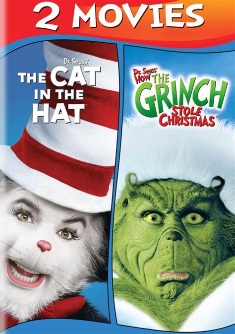 Dr Seuss The Cat In The Hat Dr Seuss How The Grinch Stole Christmas DVD Best Buy