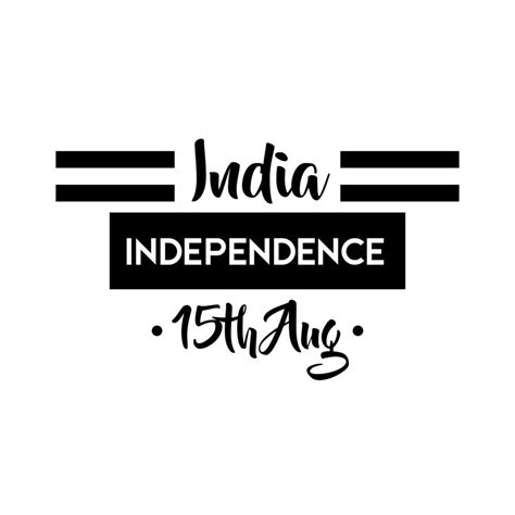 India Independence Day Celebration With Flags Silhouette Style 2575919