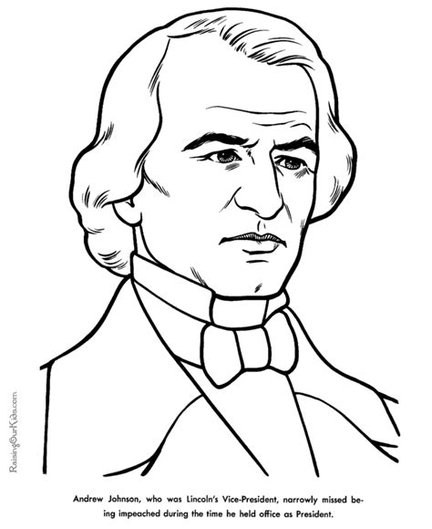 Andrew Jackson Coloring Page