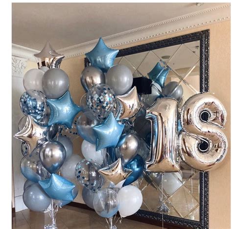 18th Birthday Party Themes Blue Birthday Parties Birthday Balloon