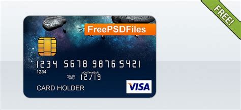 Free credit card for kids. Free PSD | Free psd credit card template