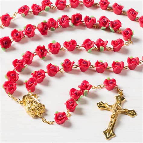 Rose Guadalupe Rosary The Catholic Company