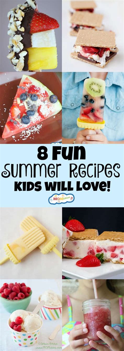 8 Fun Summer Recipes Kids Will Love Momables Good Food Plan On It