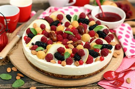Food Cheesecake Berry Cake Fruit Hd Wallpaper Peakpx