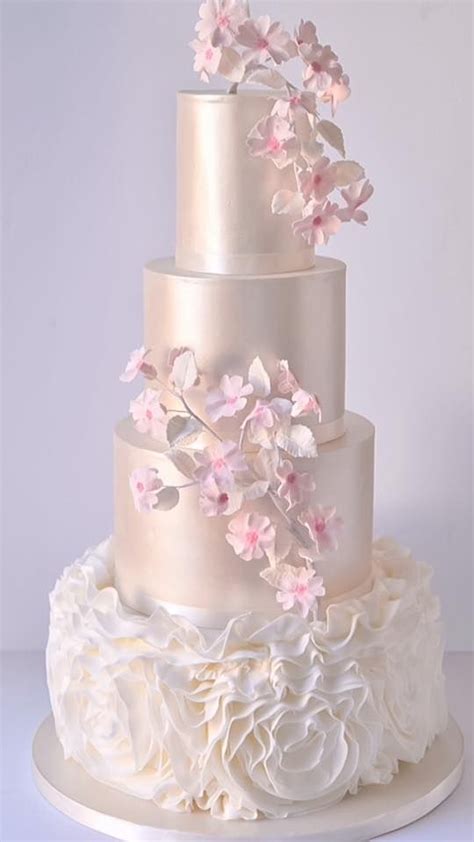 Pin By Eden Lecea On Cake Designs And Inspo In 2023 Pink Wedding Cake