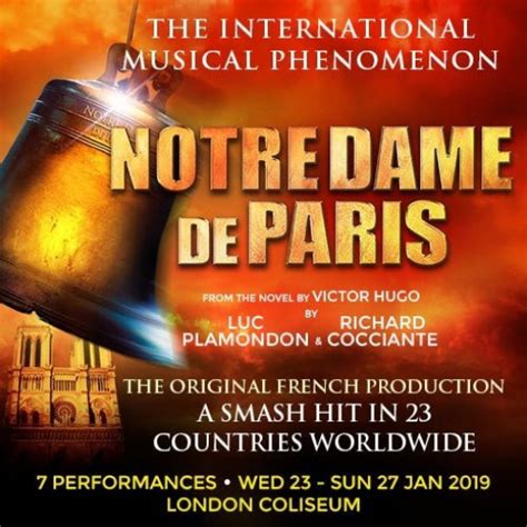 Notre Dame De Paris Cheap Theatre Tickets London Coliseum
