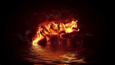 Minecraft Fire Wolf
