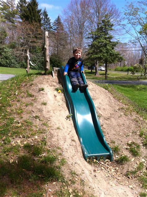 We did not find results for: Awesome slide built into a hill! | Diy playground, Backyard fun, Outdoor gardens