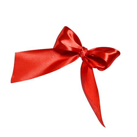 Red Ribbon Bow Clipart Transparent Background Red Satin Bow Ribbon