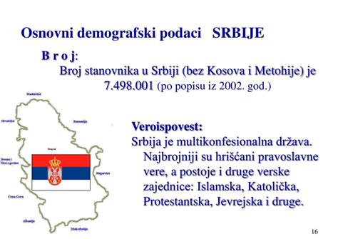 Ppt Republika Srbija VaŽniji Istorijski Geografski I Demografski