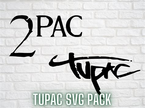 Tupac 2pac West Coast West Side Rapper Svg Pack Etsy
