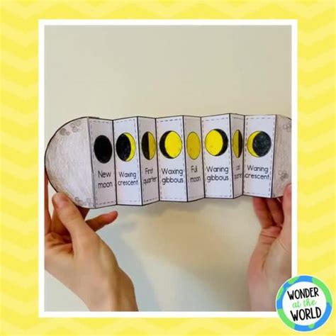 Space Sequencing Activity Bundle Phases Of The Moon And Order Of Planets