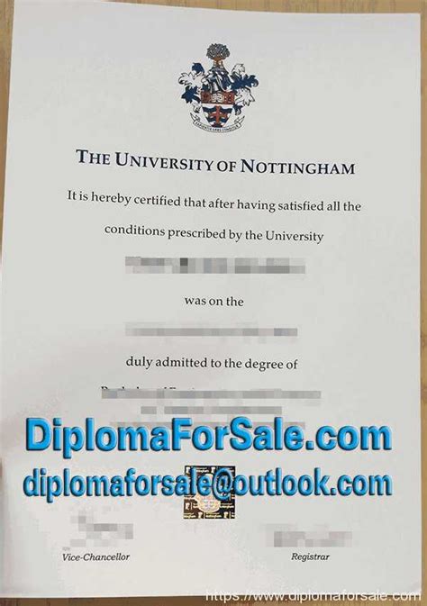 5 Examples Of Create Fake University Of Nottingham Certificate Online