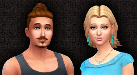 Mystufforigin Conversion For Him And For Her Sims 4 Hairs Top Knot