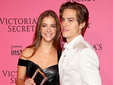 Dylan Sprouse Supports Barbara Palvin In Victorias Secret Fashion Show