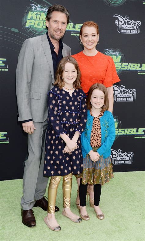 alyson hannigan takes daughters to kim possible premiere photos