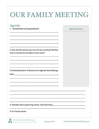Colouring sheets, crossword and wordsearch puzzles and. 10+ Best Family Meeting Agenda Examples & Templates ...