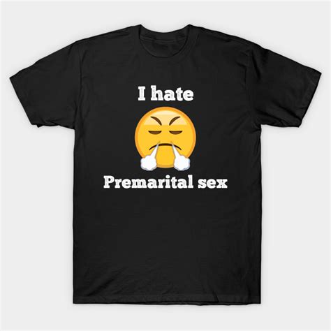 I Hate Premarital Sex Meme T Shirt Teepublic