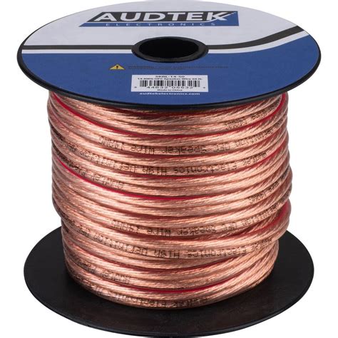 Audtek 12 Awg Ofc Speaker Wire 100 Ft