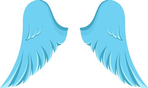 Angel Wings Clipart Design Illustration PNG