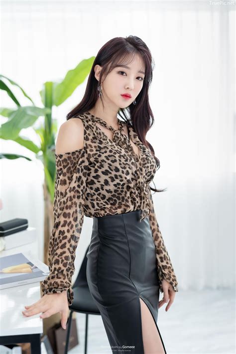 Korean Hot Model And Fashion Jin Yu Ri Indoor Photoshoot Collection