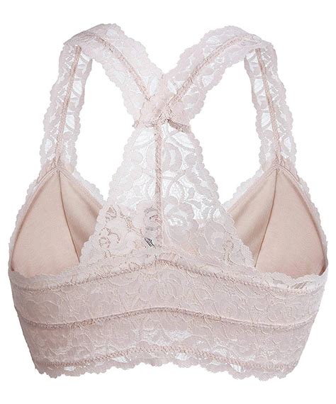Yianna Women Floral Lace Bralette Padded Breathable Skin Padded Size