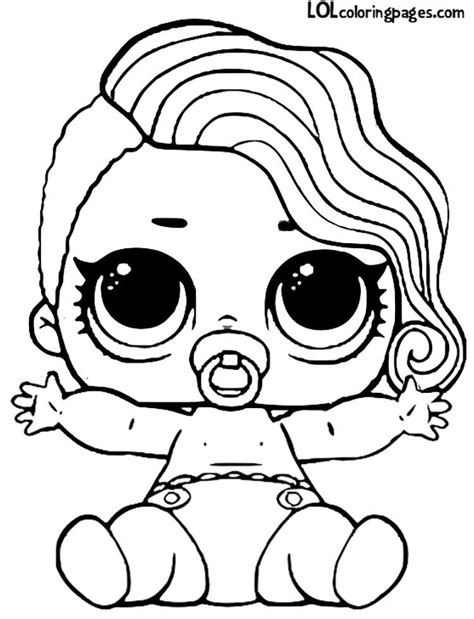 Lil Treasure Lol Surprise Doll Coloring Page Coloring Pages Color