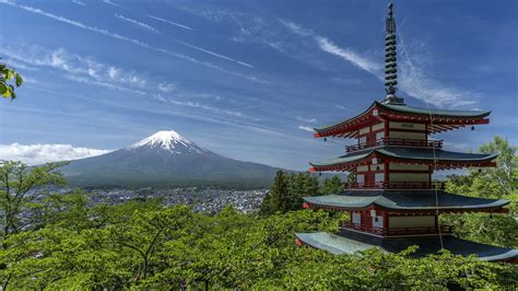 Le Mont Fuji Ou Fujisan La Montagne Au Centre Du Japon Photos Futura