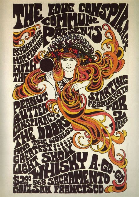 The Doors At Whiskey A Go Go Rock Posters Gig Posters Band Posters