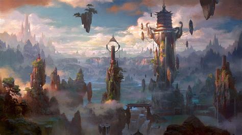 Images Of Fantasy Cities Fantasy City Wallpaperbackground 1920 X