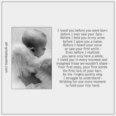 I Loved You Before You Were Born I Loved You First Baby Poems Baby