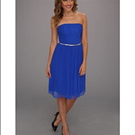Donna Morgan Dresses Donna Morgan Strapless Blue Dress Size 2 Poshmark