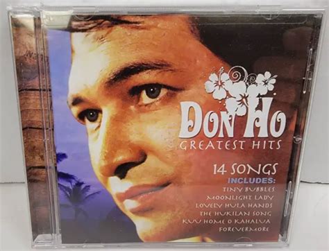 Don Ho Greatest Hits Cd 14 Songs Tiny Bubbles Moonlight Lady Lovely