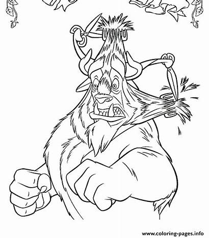 Beast Coloring Beauty Pages Disney Printable Princess